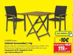 Lidl Geflecht-Gartenmöbel, 3-tlg Angebot