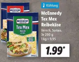 Lidl McEnnedy Tex Mex Reibekäse Angebot