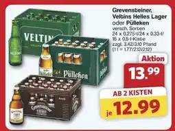 Famila Nord Ost Grevensteiner, Veltins Helles Lager oder Pülleken Angebot