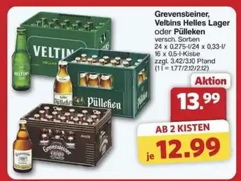 Famila Nord Ost Grevensteiner, Veltins Helles Lager oder Pülleken Angebot