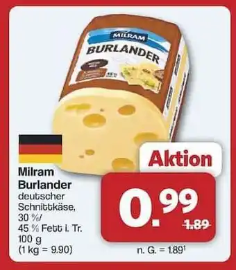 Famila Nord Ost Milram Burlander Angebot