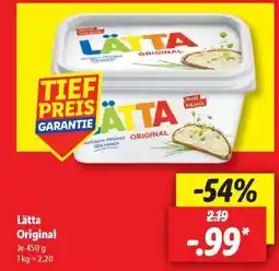 Lidl LÄTTA Original Angebot