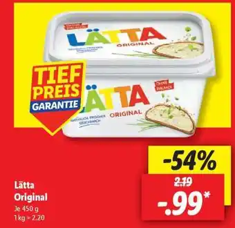 Lidl LÄTTA Original Angebot