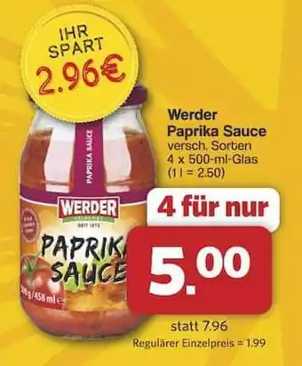 Famila Nord Ost Werder Paprika Sauce Angebot