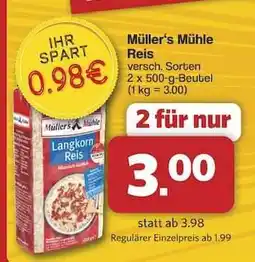 Famila Nord Ost MÜLLER'S MÜHLE Reis Angebot