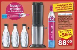 Famila Nord Ost SodaStream Wassersprudler Crystal 3.0 titan Vorteilsset Angebot