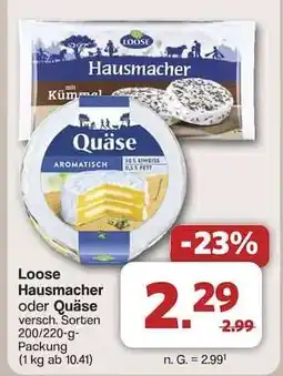 Famila Nord Ost Loose Hausmacher oder Quäse Angebot