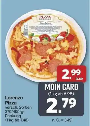 Famila Nord Ost Lorenzo Pizza Angebot