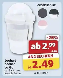 Famila Nord Ost Joghurtbecher to Go Angebot