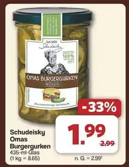 Famila Nord Ost Schudeisky Omas Burgergurken Angebot