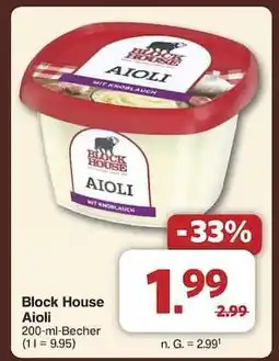 Famila Nord Ost BLOCK HOUSE Aioli Angebot