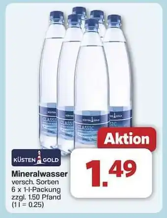 Famila Nord Ost Küsten Gold Mineralwasser Angebot