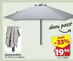 Famila Nord Ost Sonnenschirm Angebot