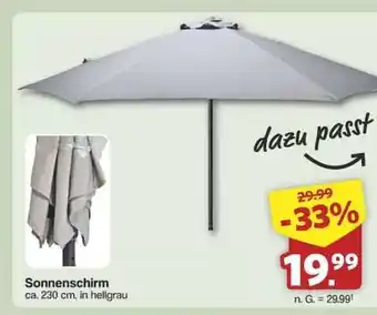 Famila Nord Ost Sonnenschirm Angebot