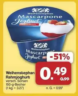 Famila Nord Ost WEIHENSTEPHAN Rahmjoghurt Angebot
