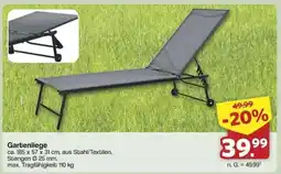 Famila Nord Ost Gartenliege Angebot