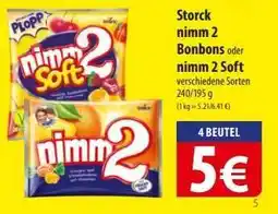Famila Nord Ost Storck nimm 2 Bonbons oder nimm 2 Soft Angebot