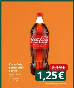 Famila Nord Ost Coca-Cola, Fanta oder Sprite Angebot