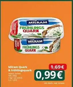 Famila Nord Ost Milram Quark & Frühlingsquark Angebot