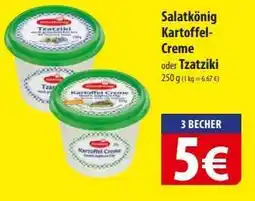 Famila Nord Ost Salatkönig Kartoffel-Creme oder Tzatziki Angebot
