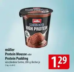 Famila Nord Ost müller Protein Mousse oder Protein Pudding Angebot
