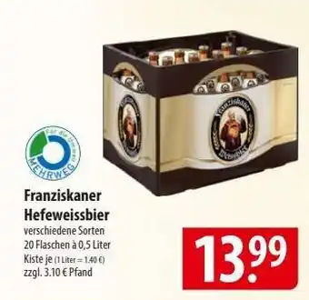 Famila Nord Ost Franziskaner Hefeweissbier Angebot