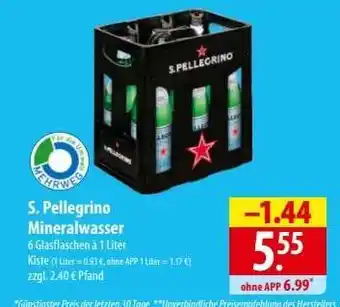 Famila Nord Ost S.PELLEGRINO Mineralwasser Angebot