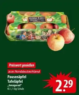 Famila Nord Ost Pausenäpfel Tafeläpfel „Jonagored“ Angebot