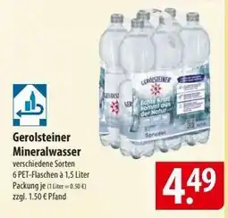 Famila Nord Ost Gerolsteiner Mineralwasser Angebot