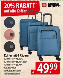 Famila Nord Ost Koffer mit 4 Rädern Angebot