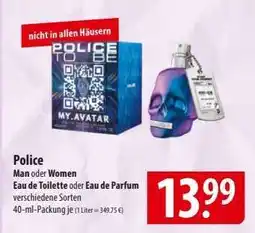 Famila Nord Ost Police Man oder Women Eau de Toilette oder Eau de Parfum Angebot