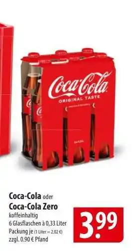 Famila Nord Ost Coca-Cola oder Coca-Cola Zero Angebot