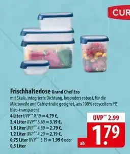 Famila Nord Ost Frischhaltedose Grand Chef Eco Angebot