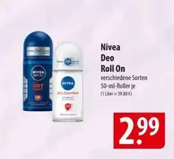 Famila Nord Ost NIVEA Deo Roll-on Angebot