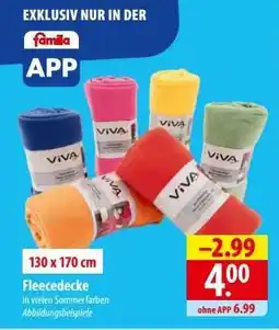 Famila Nord Ost Fleecedecke Angebot
