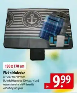 Famila Nord Ost Picknickdecke Angebot