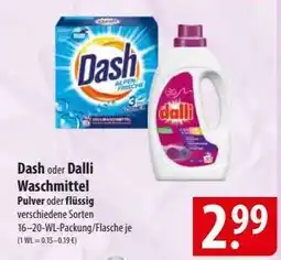 Famila Nord Ost Dash oder dalli Waschmittel Angebot
