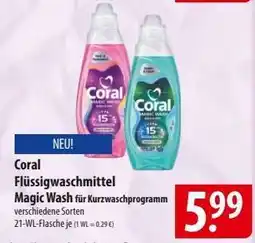 Famila Nord Ost Coral Flüssigwaschmittel Magic Wash Angebot