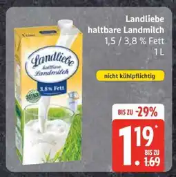Edeka LANDLIEBE Haltbare Landmilch Angebot