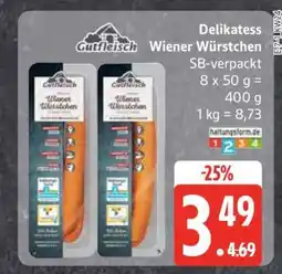 Edeka Delikatess Wiener Würstchen Angebot