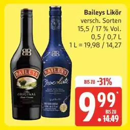 Edeka Baileys Likör Angebot