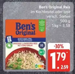 Edeka Ben’s Original Reis Angebot