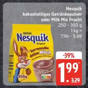 Edeka Nesquik kakao- oder Milk Mix Frucht Angebot