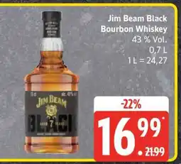 Edeka Jim Beam Black Bourbon Whiskey Angebot