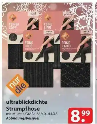 Famila Nord Ost Ultrablickdichte Strumpfhose Angebot