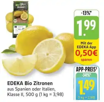 Edeka EDEKA Bio Zitronen Angebot
