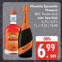 Edeka Mionetto Spumante Prosecco oder Aperitivo Angebot
