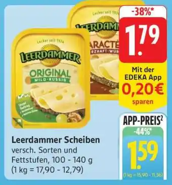 Edeka Leerdammer Scheiben Angebot