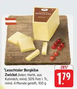 Edeka Lesachtaler Bergkäse Zwickel Angebot