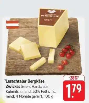 Edeka Lesachtaler Bergkäse Zwickel Angebot
